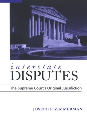 cover image of Interstate Disputes